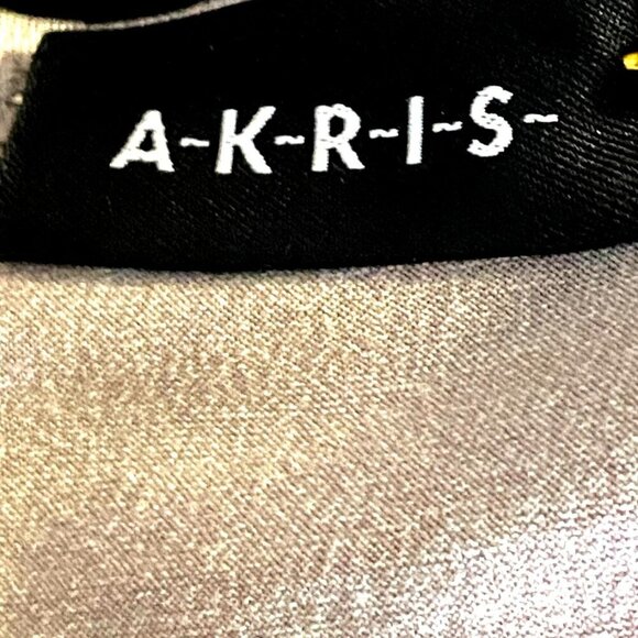 Akris Beige Stretch Silk-Cotton Blend Sleeveless Top With Textured Front Design - Picture 5 of 7